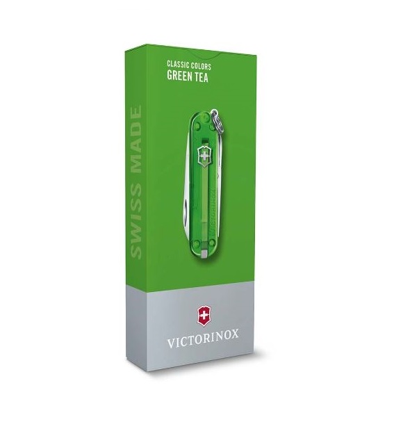 Victorinox%200.6223.T41G%20Green%20Tea%20Classic%20Çakı